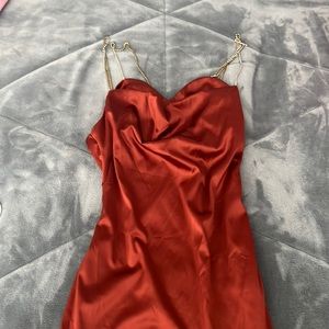New mini dress  satin never used
